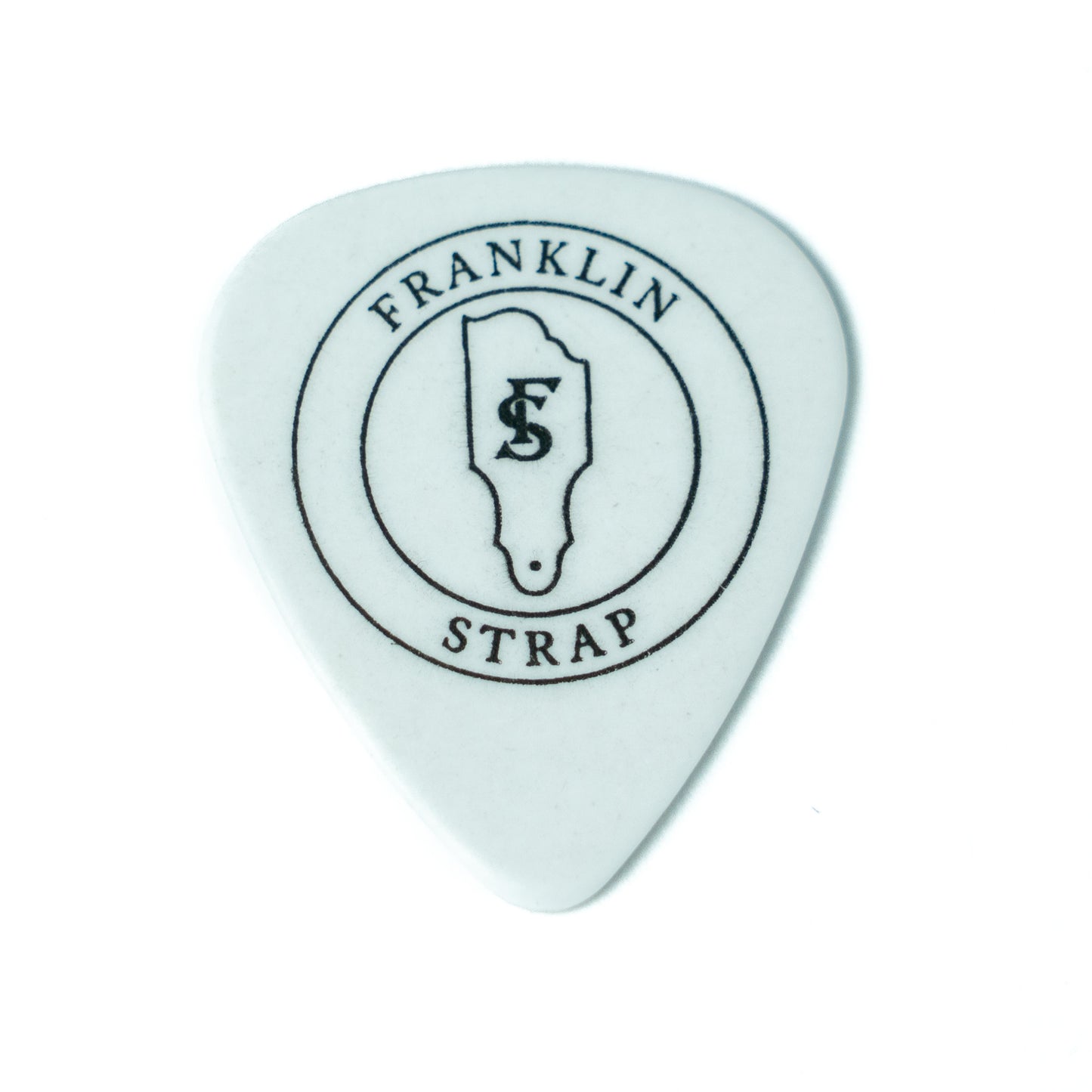 Franklin Strap 1.5mm Blizzard White Guitar Picks - 10 pack