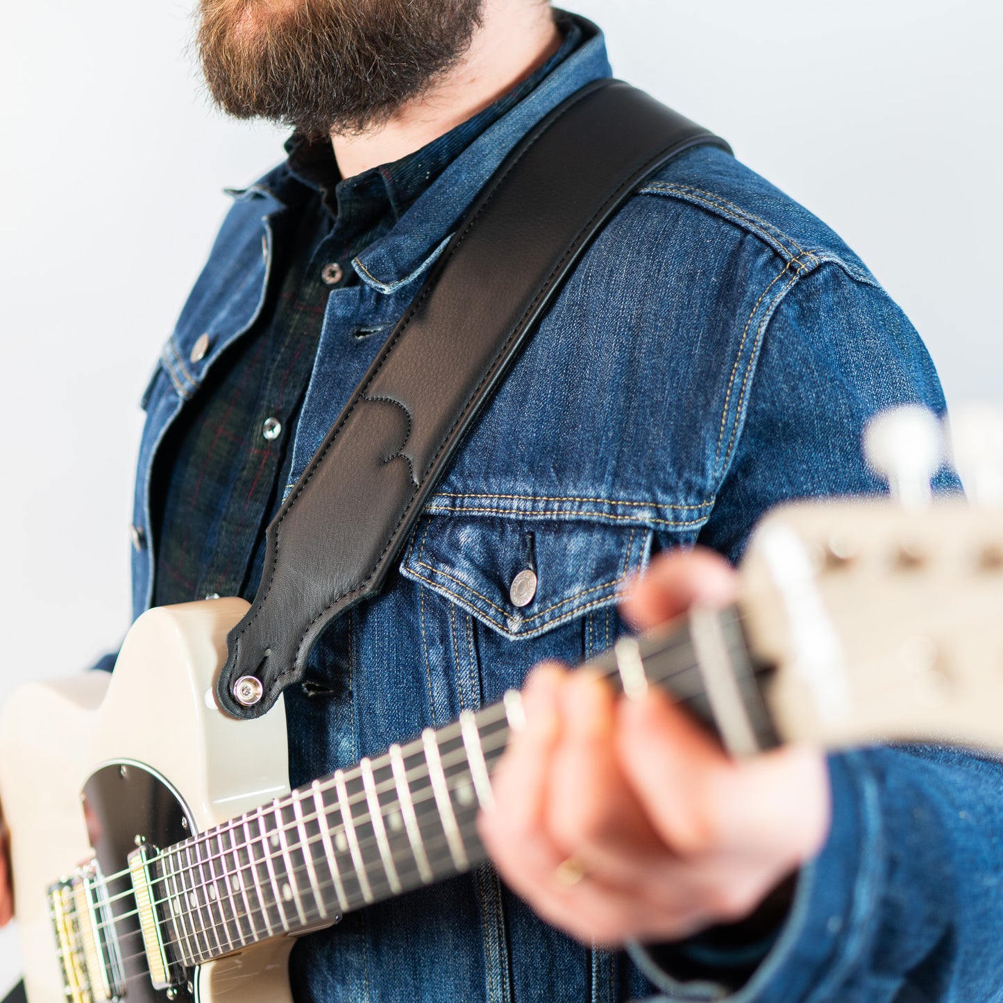 Padded Glove Leather Guitar Strap