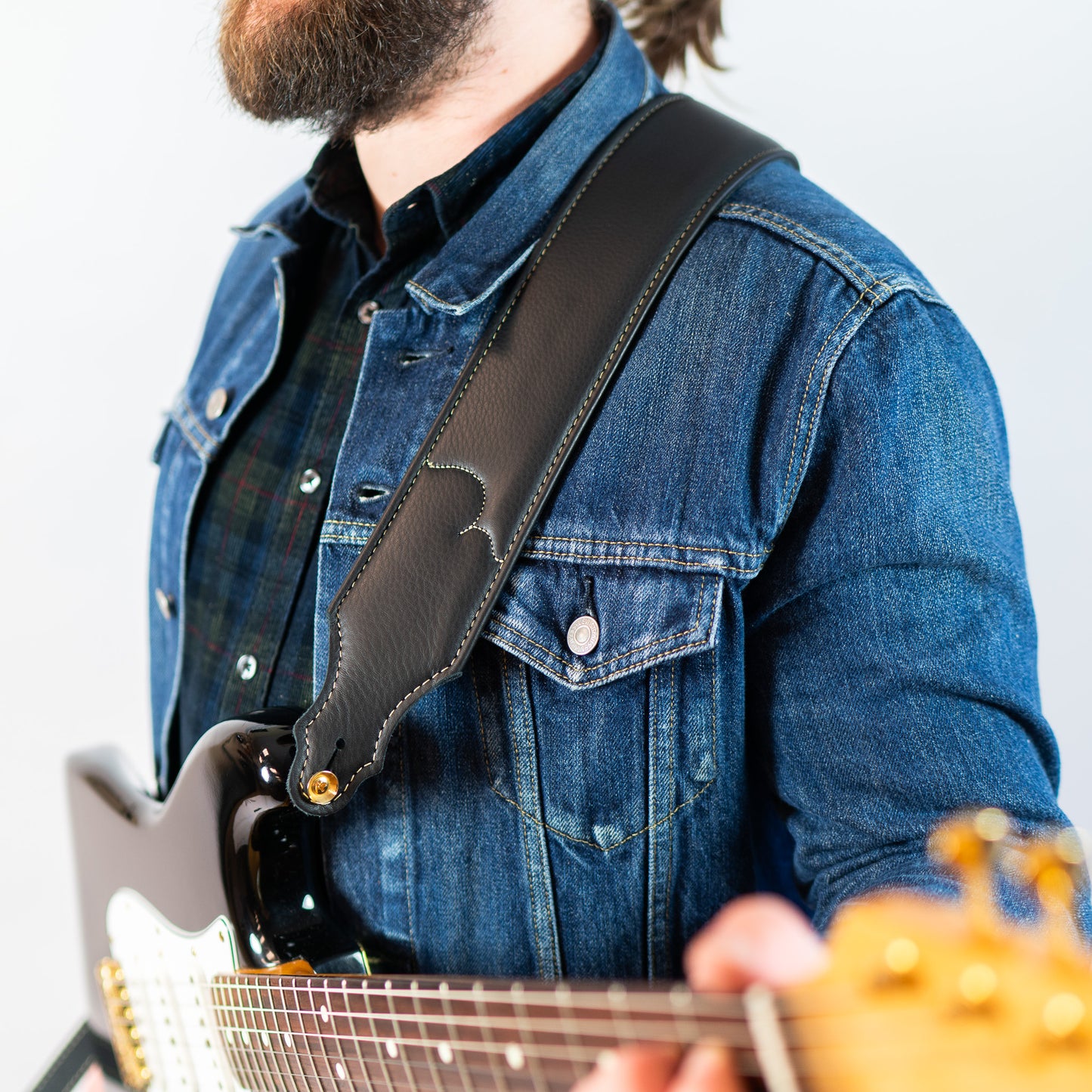 Padded Glove Leather Guitar Strap