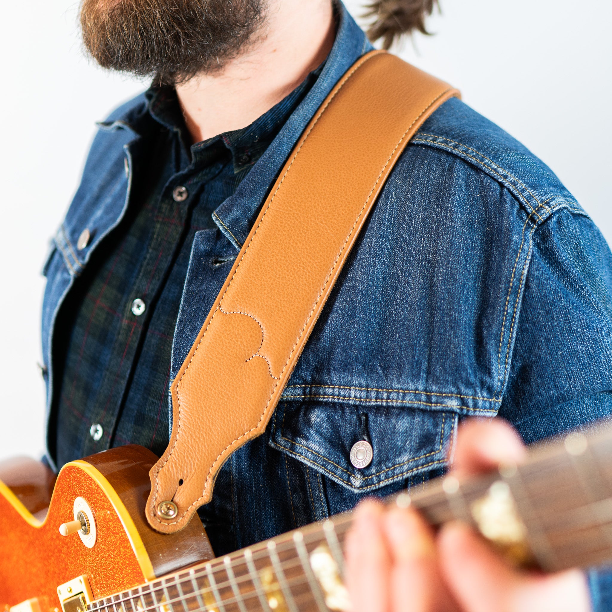 Padded Glove Leather Guitar Strap