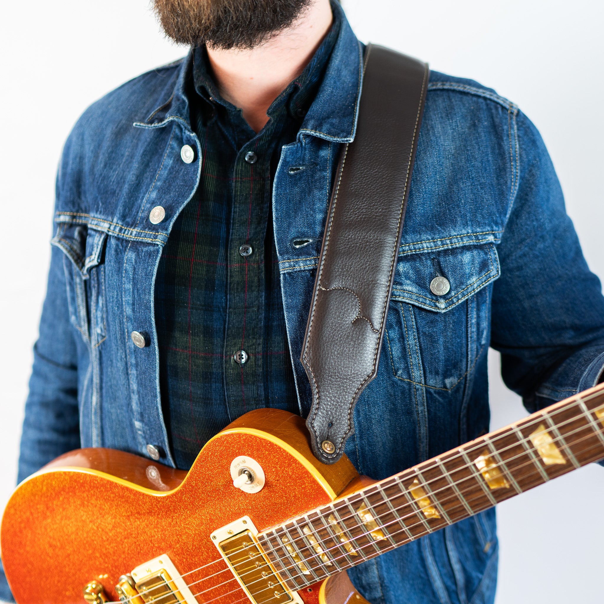 Padded Glove Leather Guitar Strap