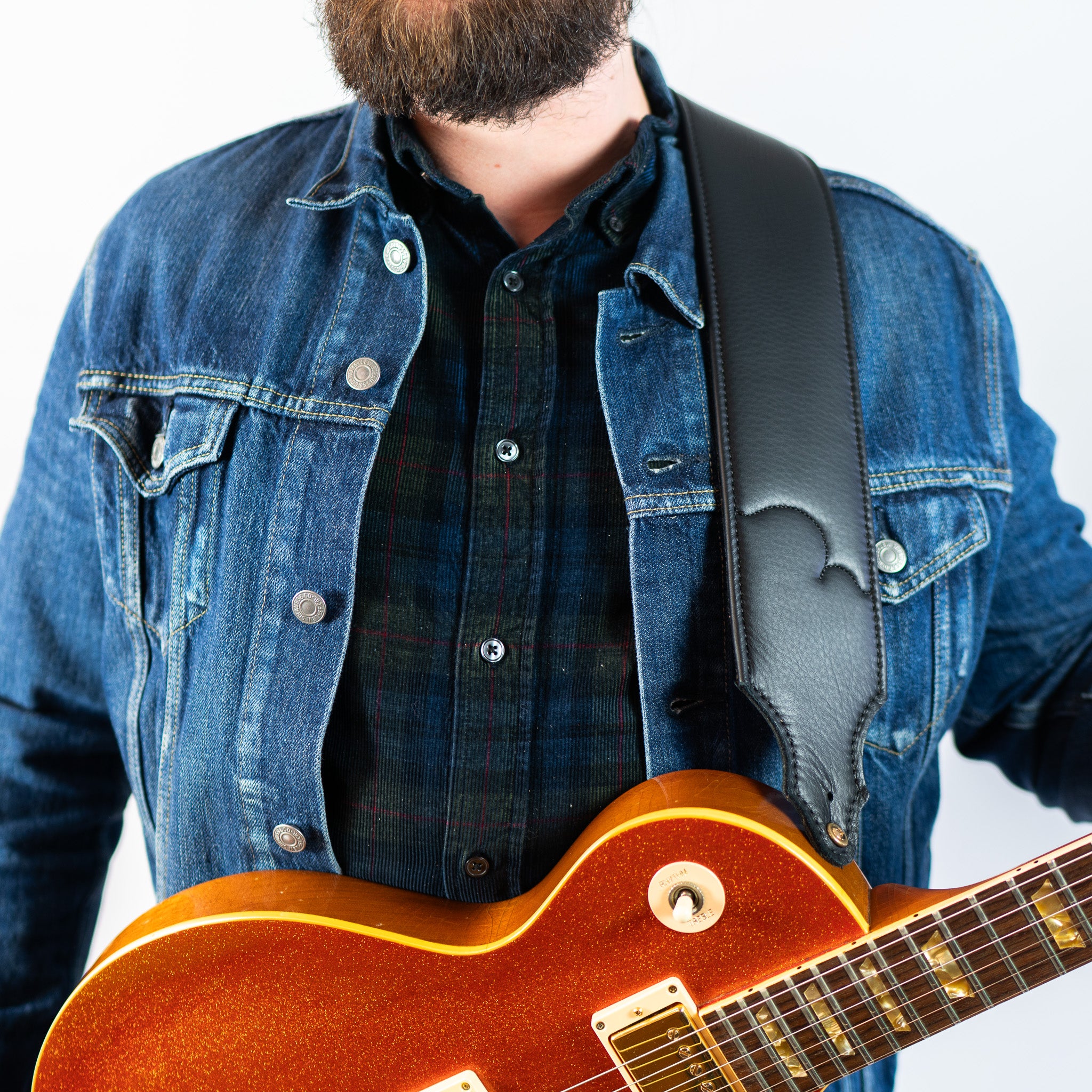 Padded Glove Leather Guitar Strap
