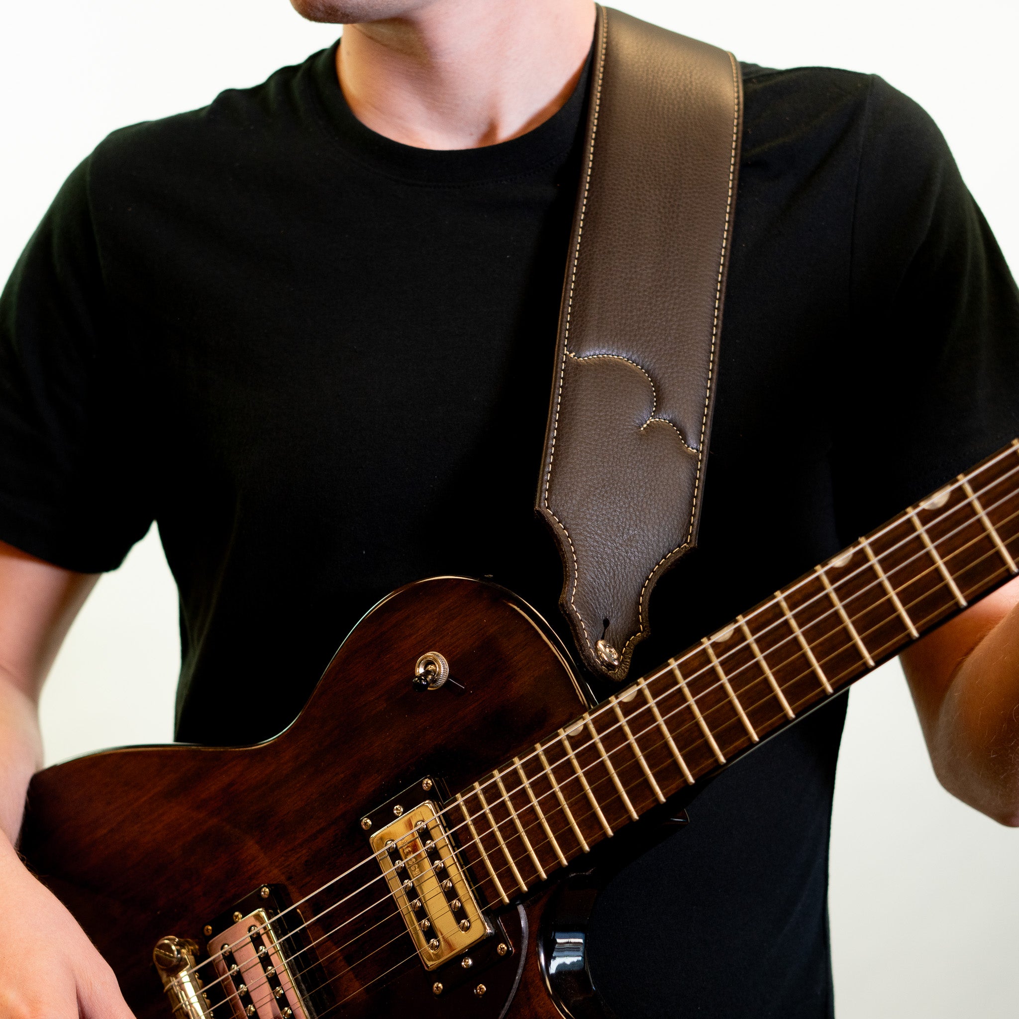 Padded Glove Leather Guitar Strap