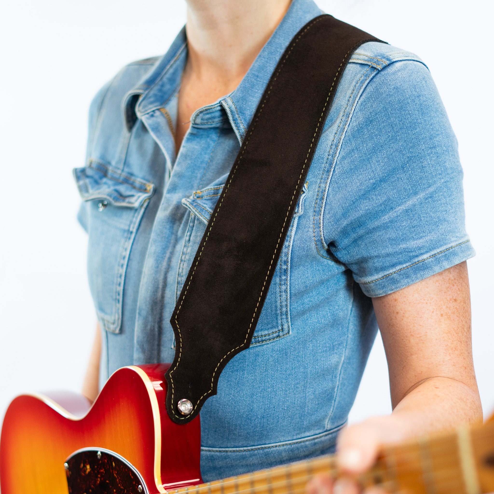 Purist Suede Guitar Strap