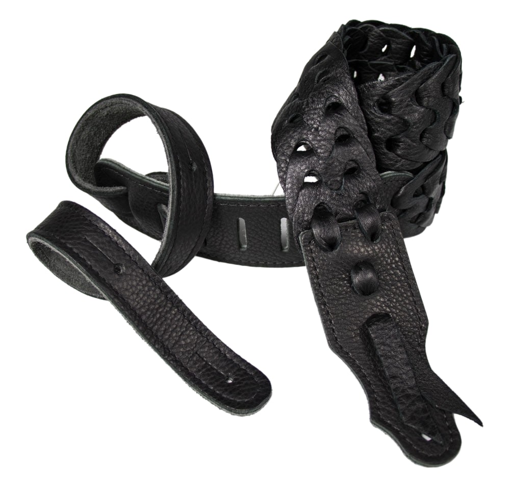 Link Glove Leather Handmade Guitar Strap image 4