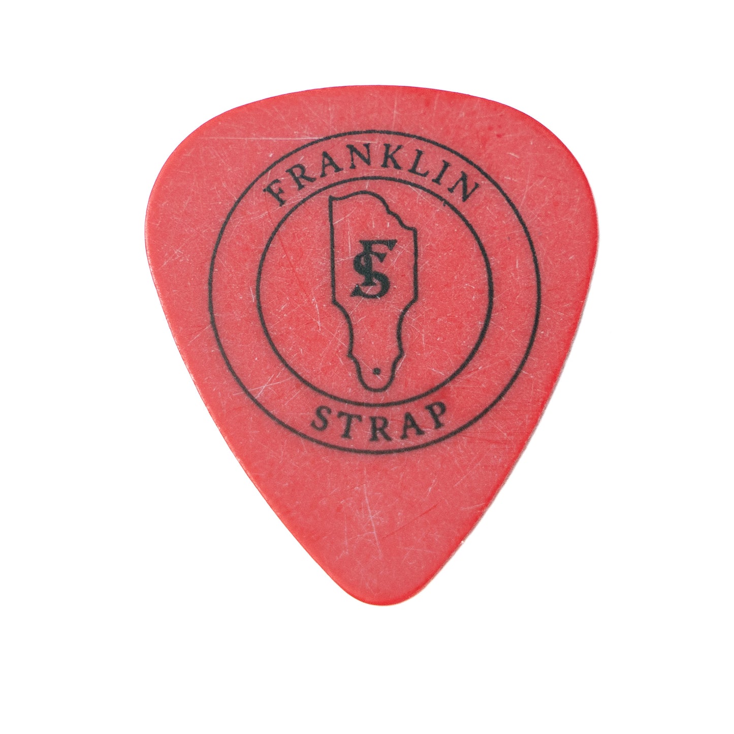 Franklin Strap .50mm Scarlett Red Guitar Picks - 10 Pack