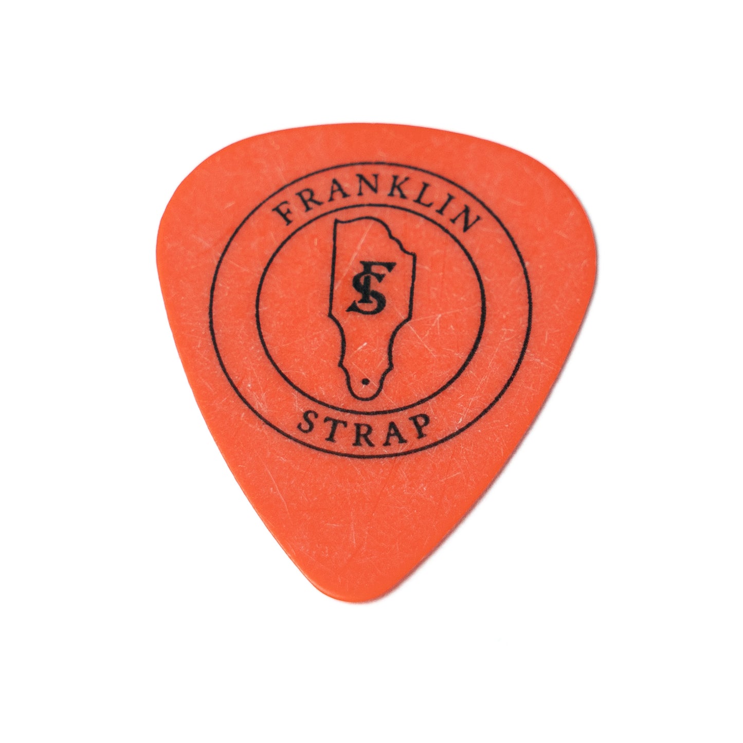Franklin Strap .60mm Tangerine Guitar Picks - 10 pack