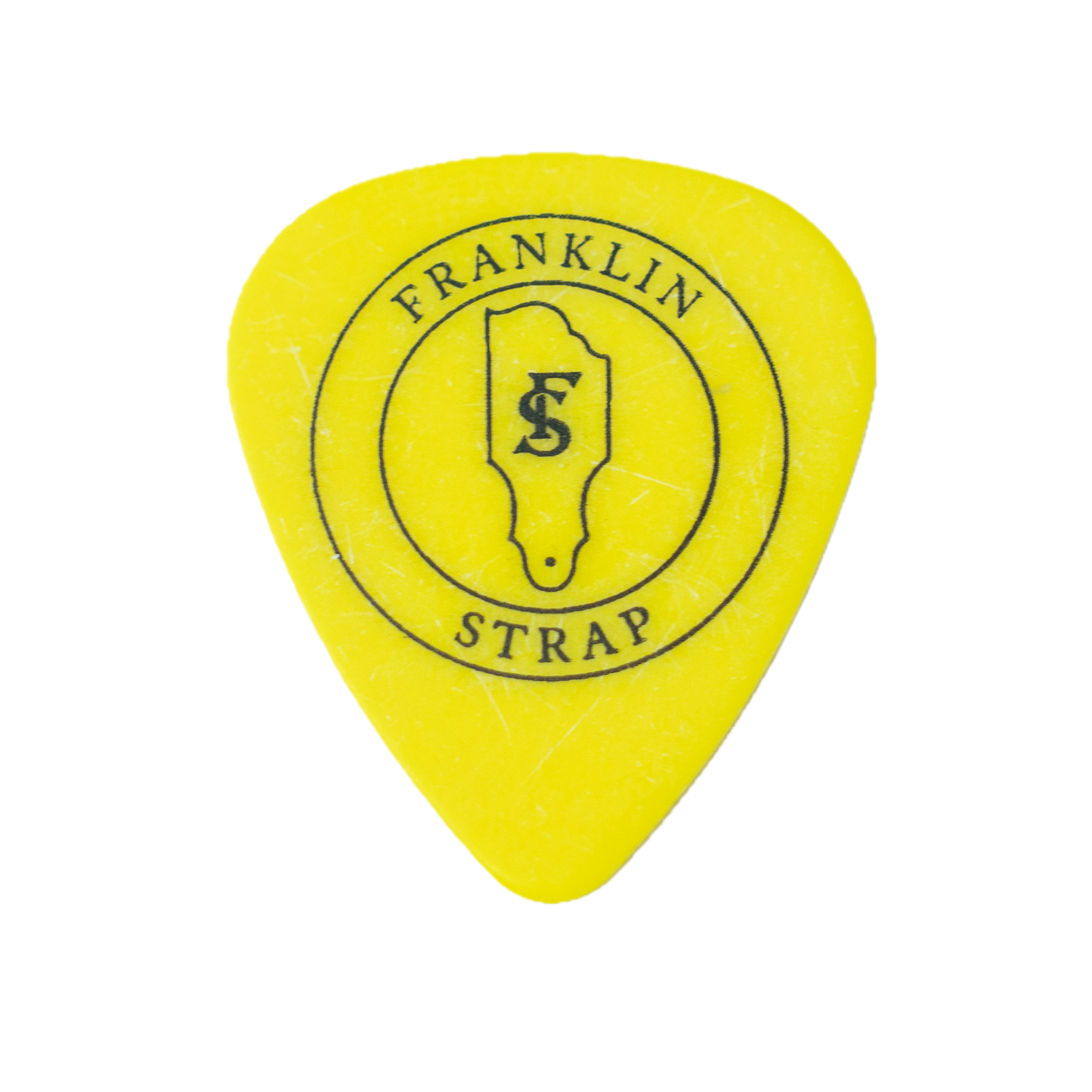 Franklin Strap .73mm Canary Yellow Guitar Picks - 10 pack