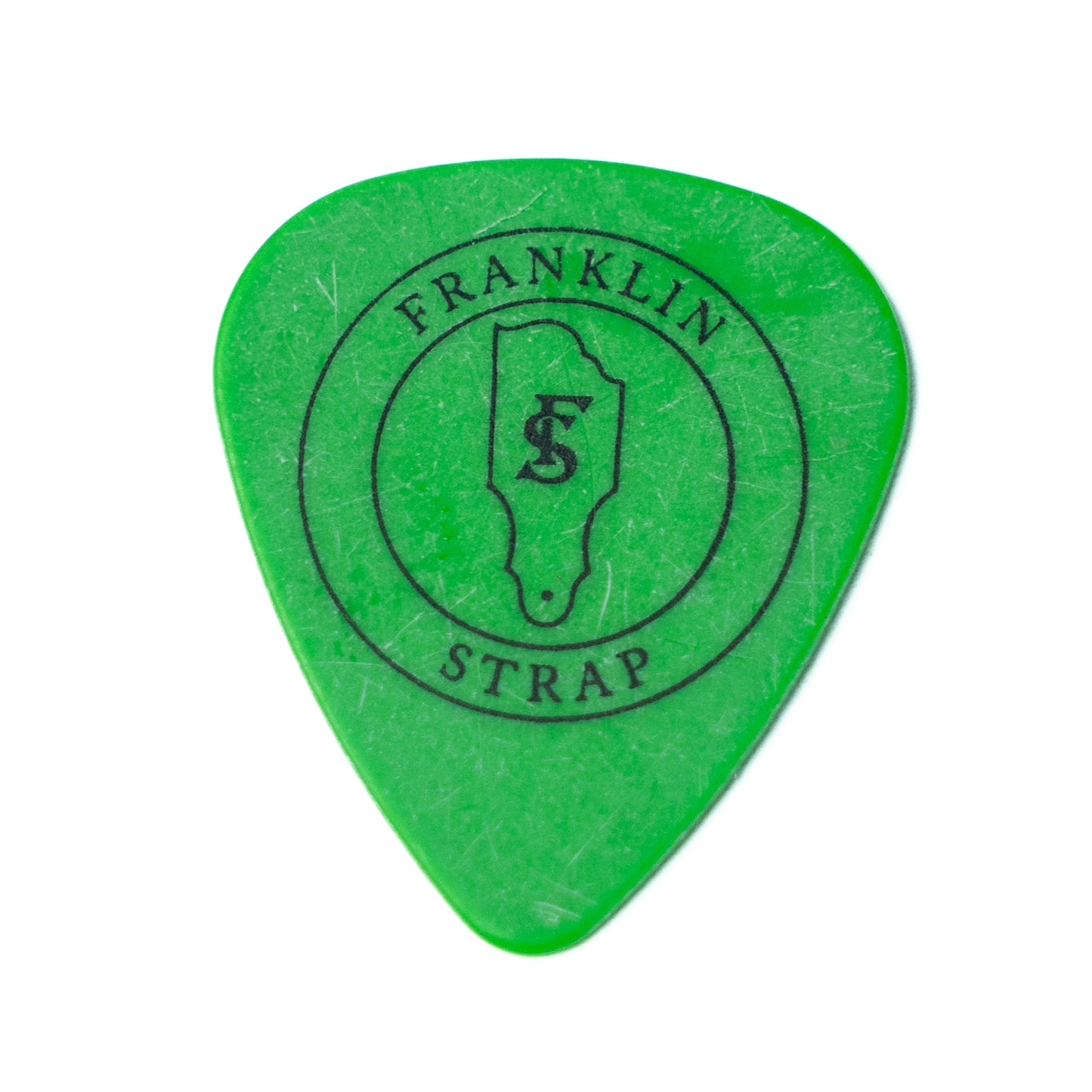 Franklin Strap .88mm Clover Green Guitar Picks - 10 pack