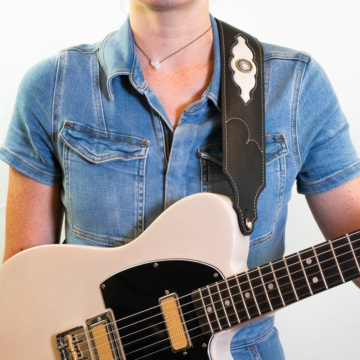 Sculpted Ball Glove Guitar Strap