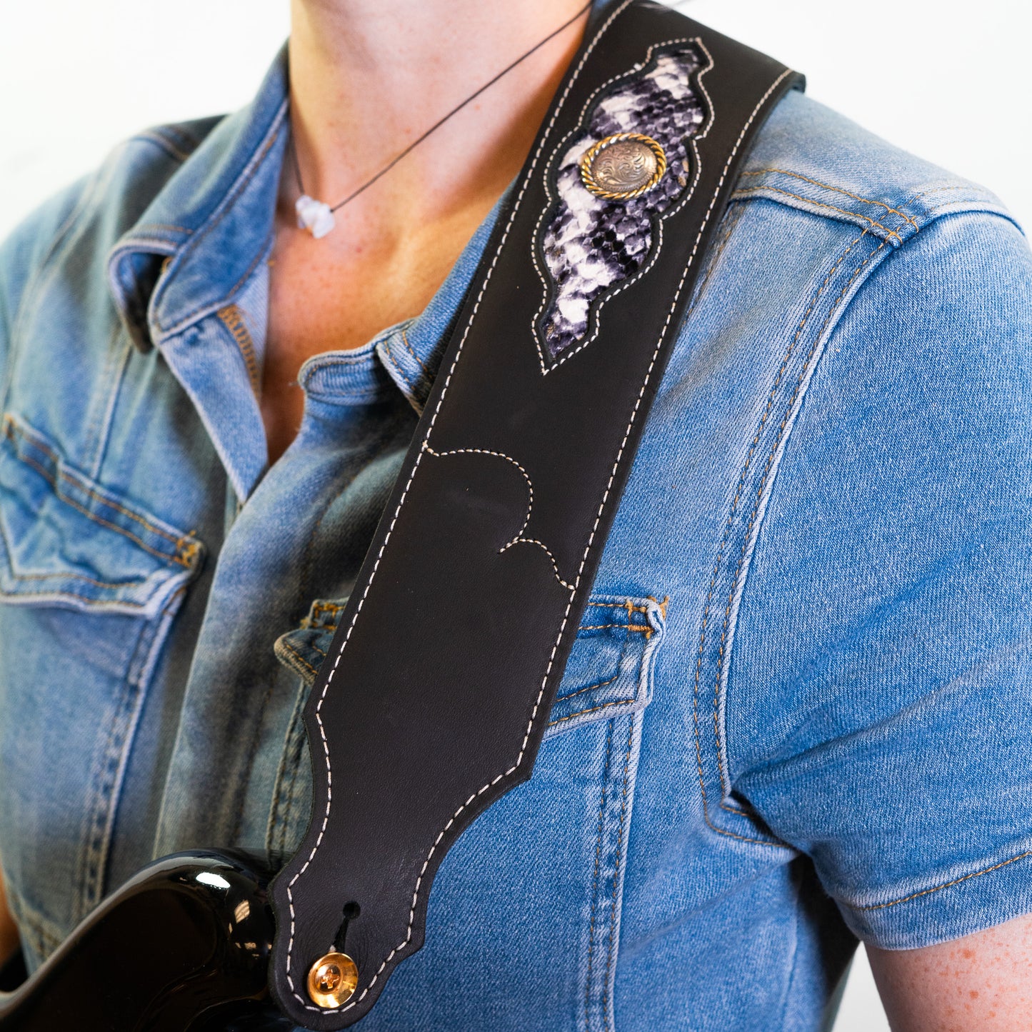 Sculpted Ball Glove Guitar Strap