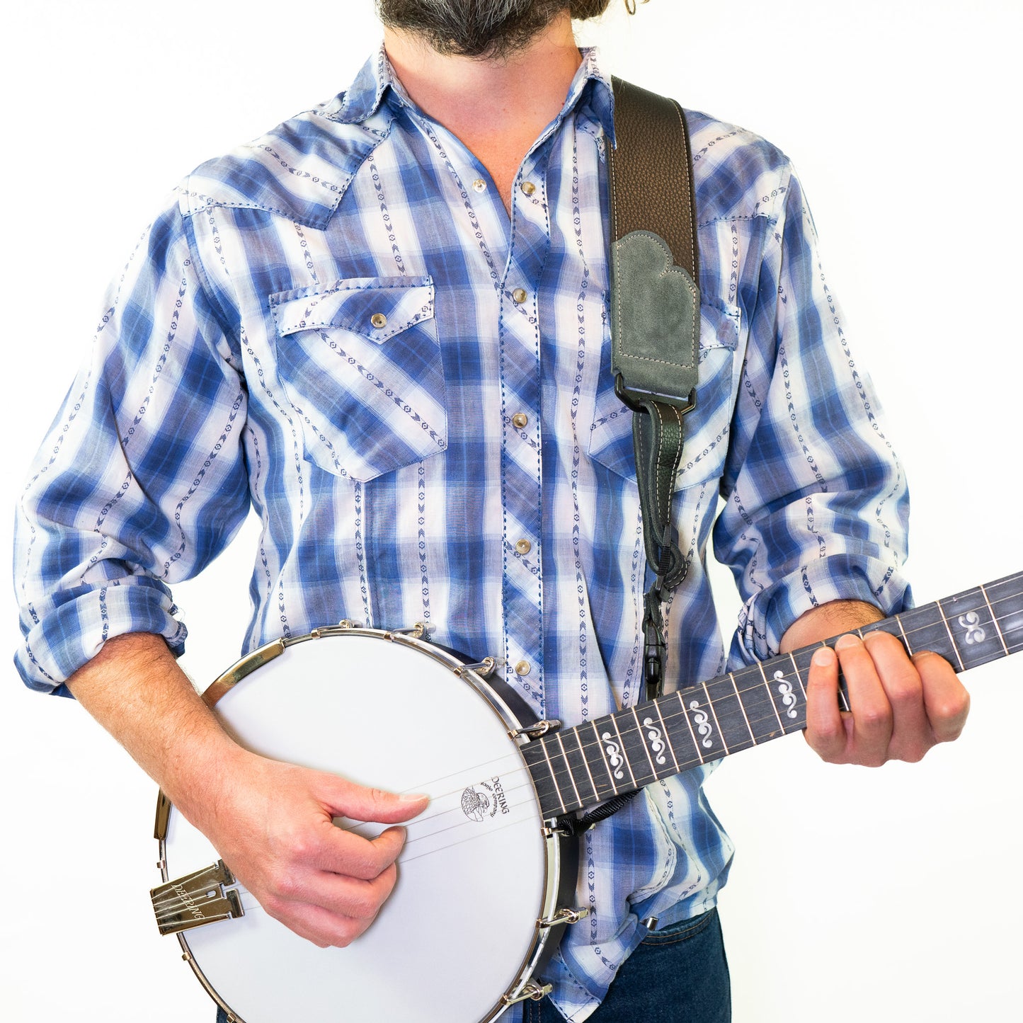Quick Release Glove Leather Banjo Strap