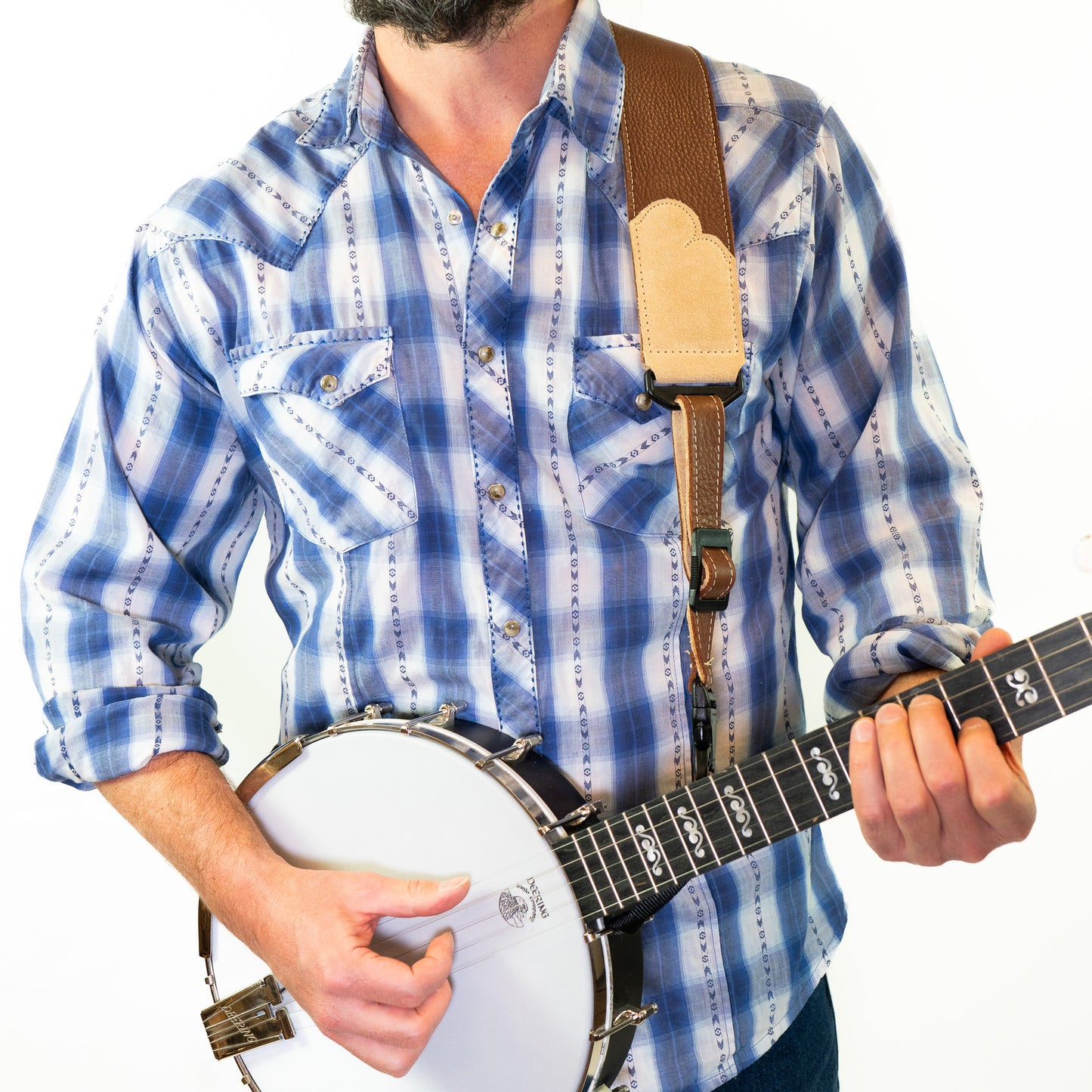 Quick Release Glove Leather Banjo Strap