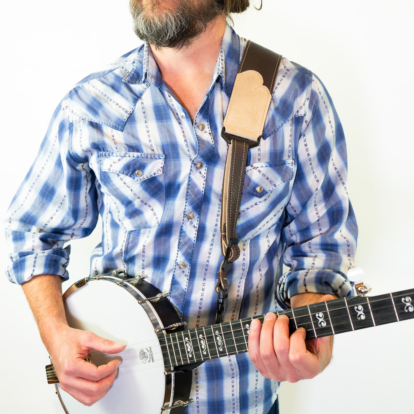 Quick Release Glove Leather Banjo Strap