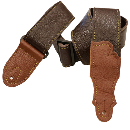 2'' Deluxe 60 Buffalo Leather Guitar Strap