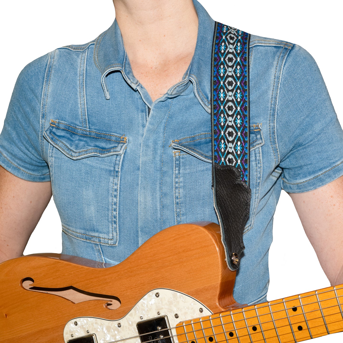 Retro Folk Weave Guitar Strap