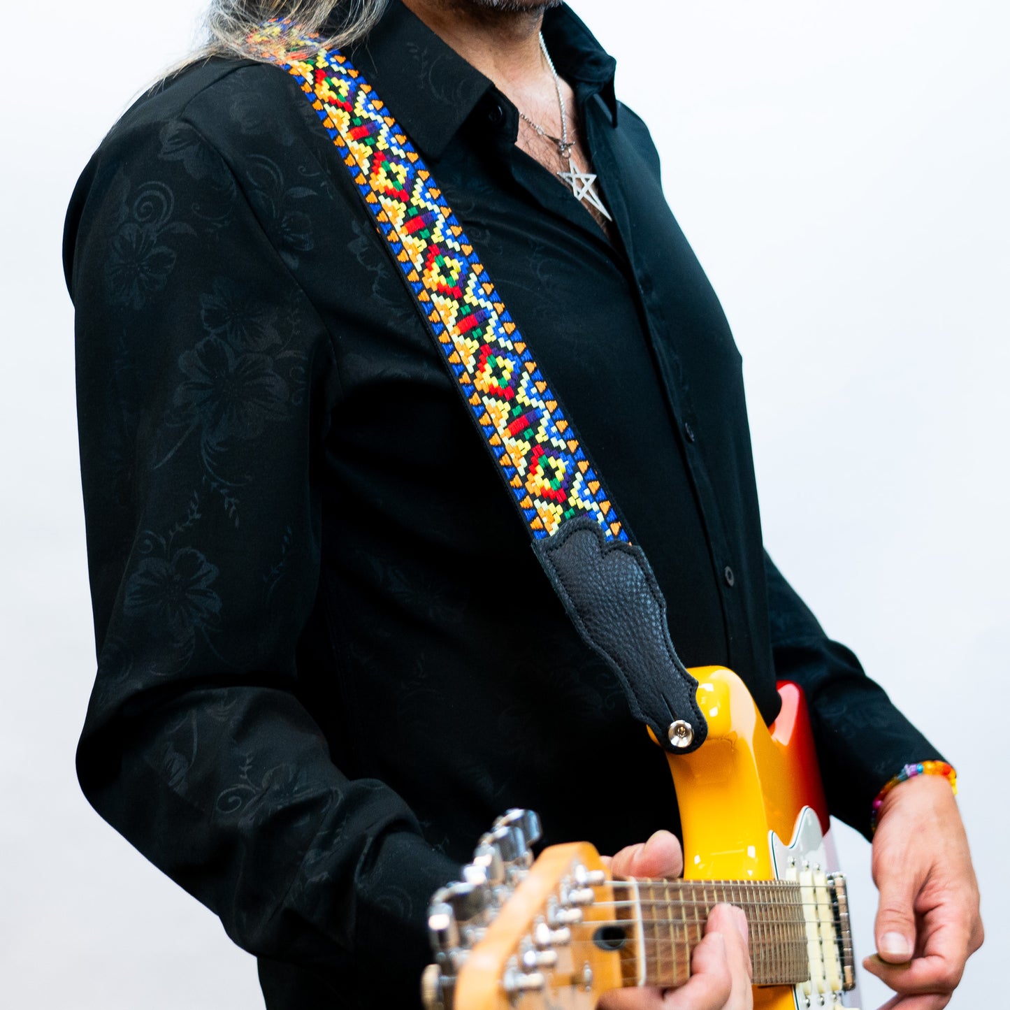 Retro Folk Weave Guitar Strap