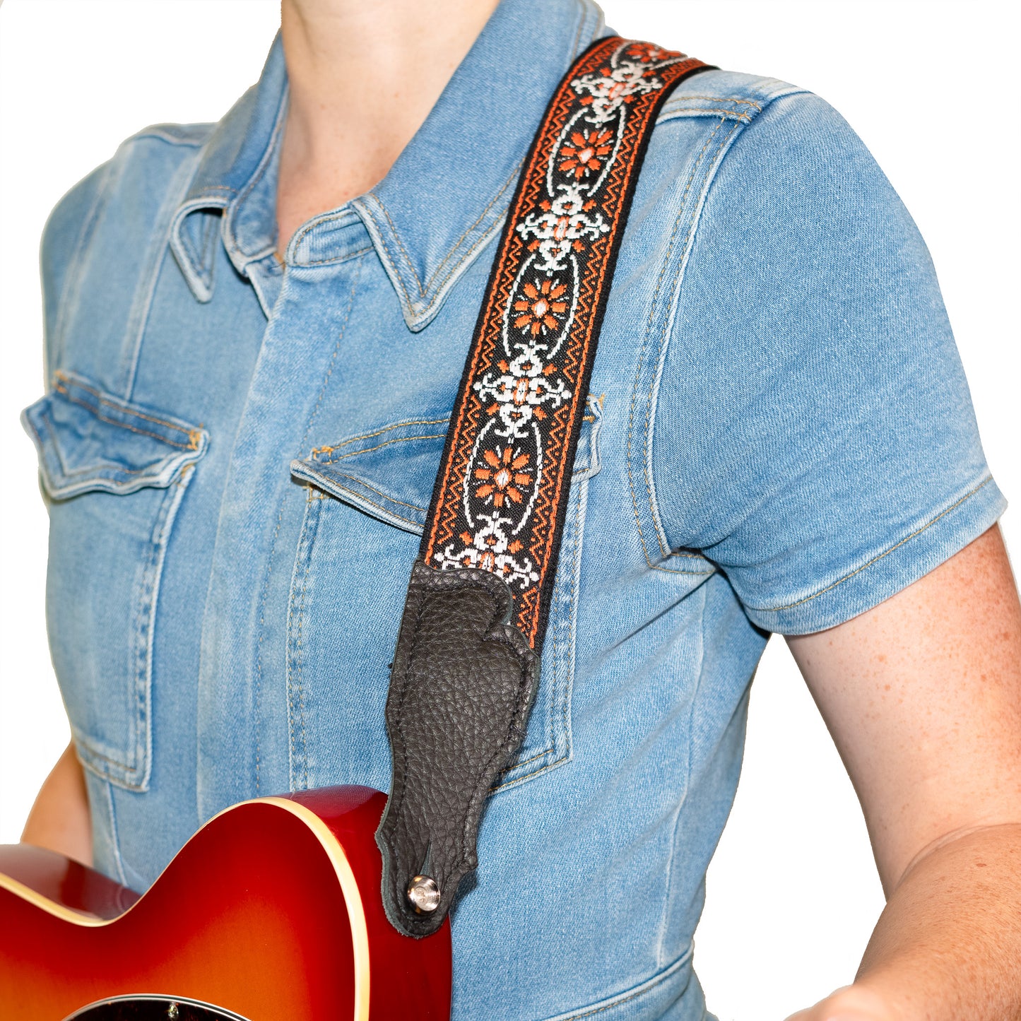 Retro Folk Weave Guitar Strap