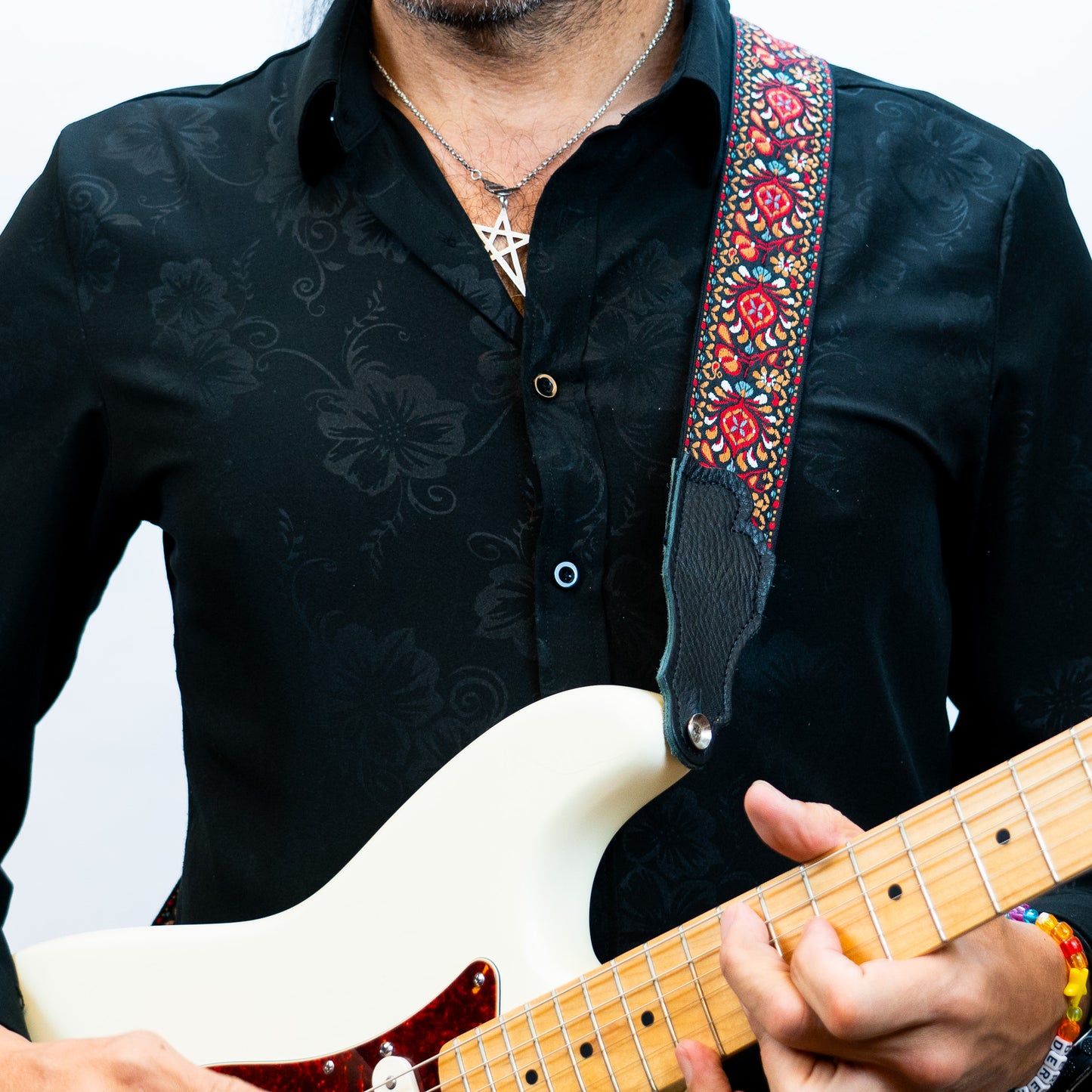 Retro Folk Weave Guitar Strap