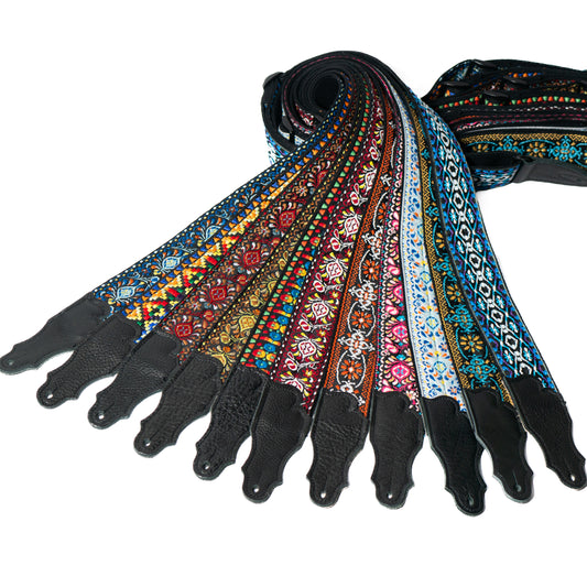 Retro Folk Weave Guitar Strap