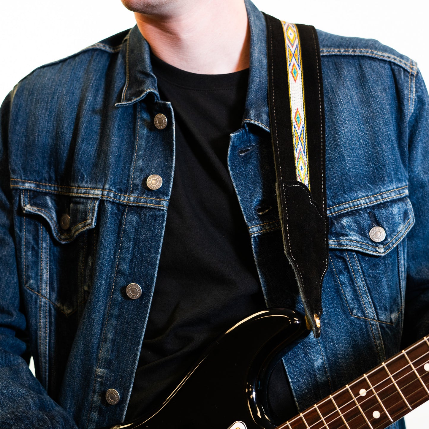 Southwest Suede Guitar Strap
