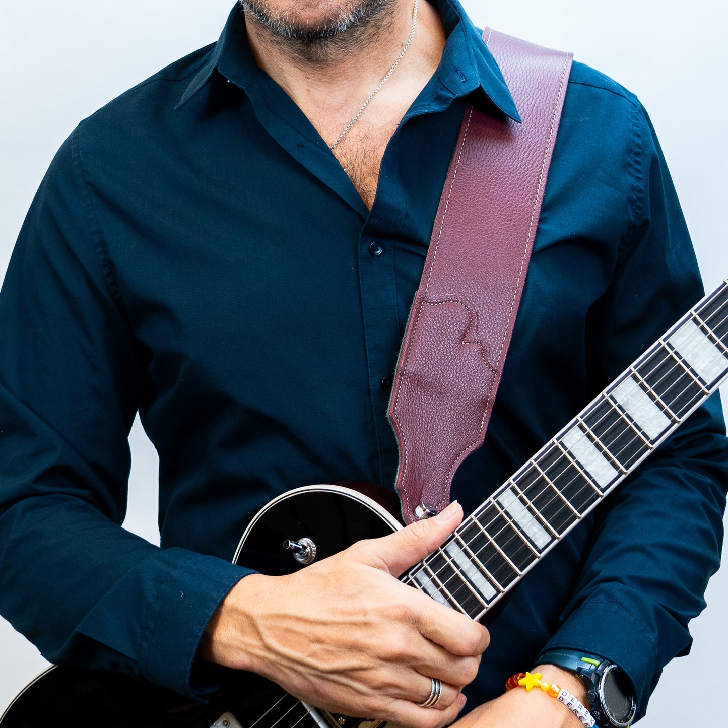 Original Natural Glove Leather Guitar Strap