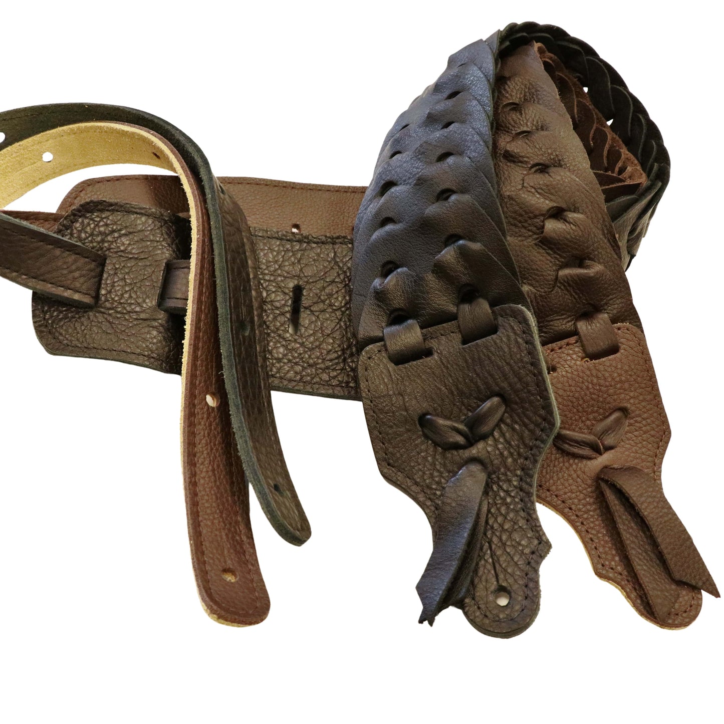 Link Glove Leather Handmade Guitar Strap