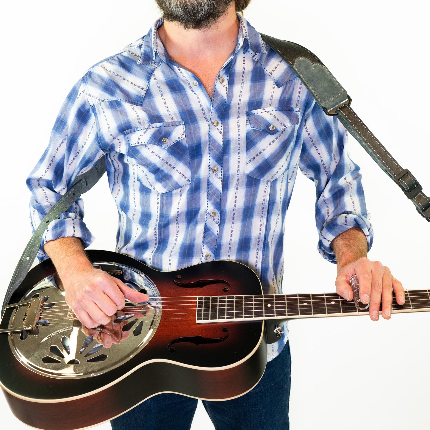 Quick Release Glove Leather Resonator Strap
