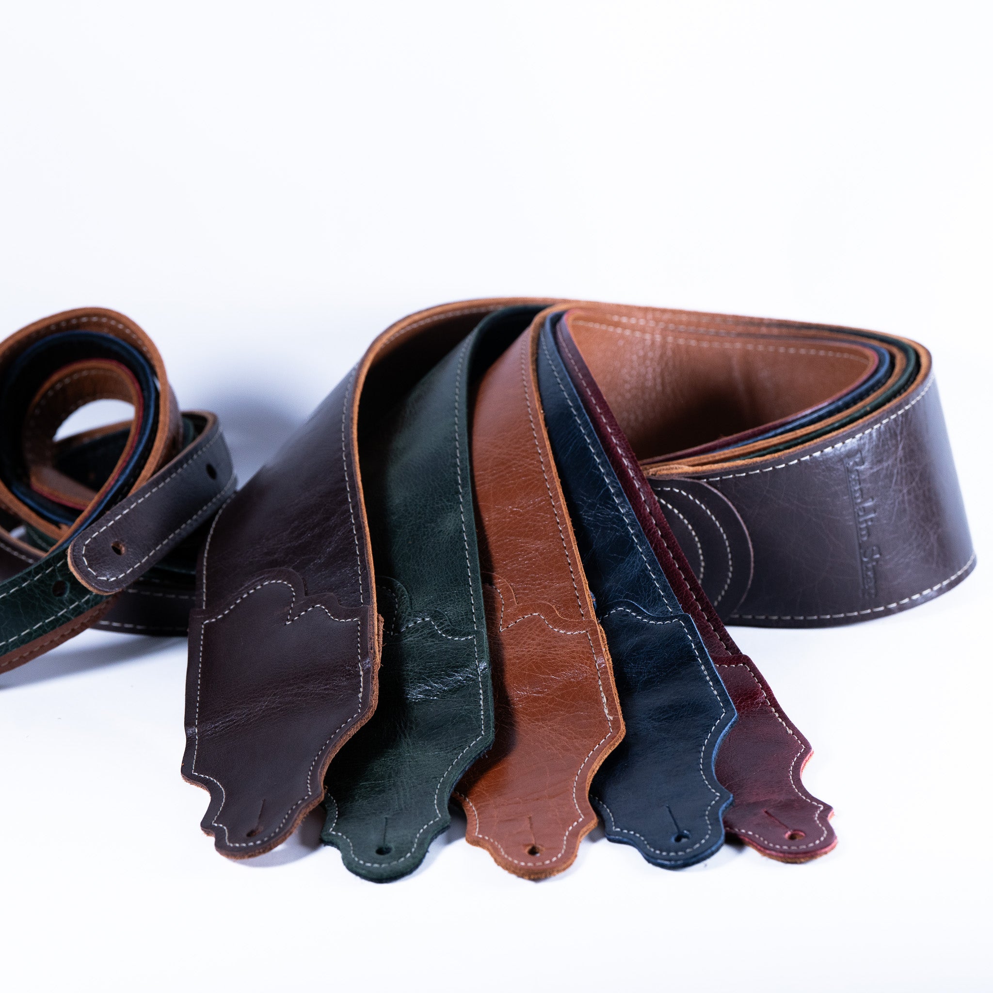Jackson Hole Aged Leather Guitar Strap