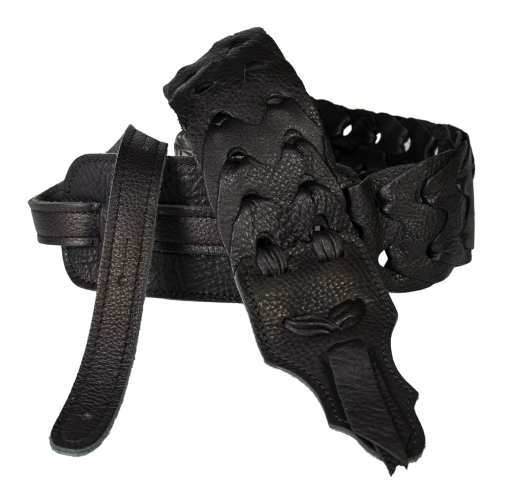 Link Glove Leather Handmade Guitar Strap image 2