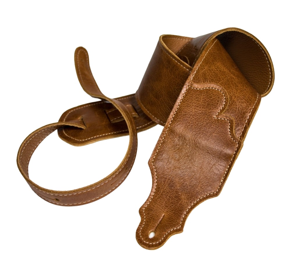 Jackson Hole Aged Leather Guitar Strap