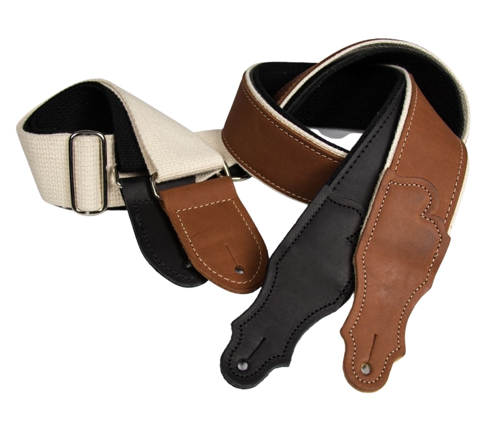 Hybrid Ball Glove Leather Guitar Strap