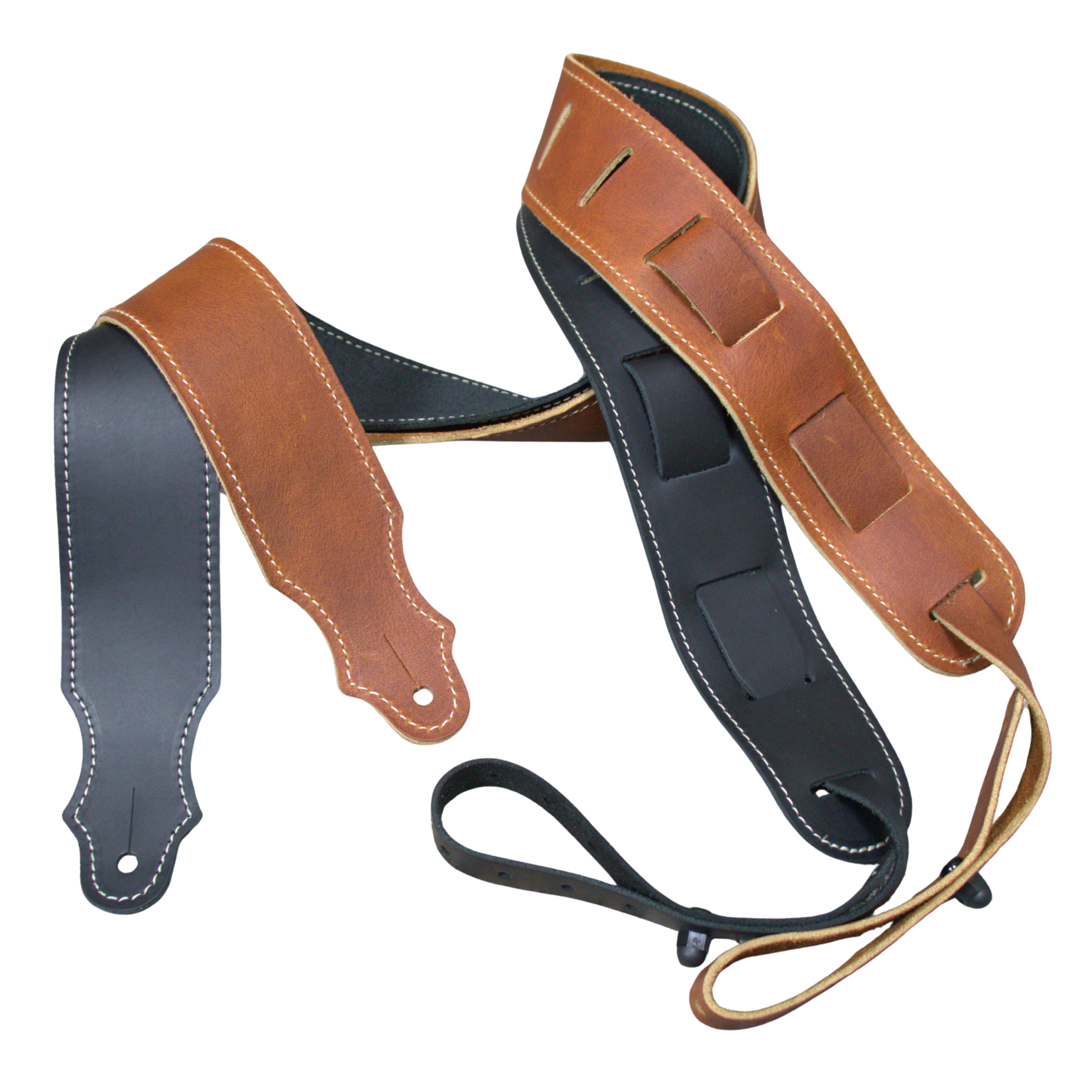 Ball Glove Leather Mandolin Strap