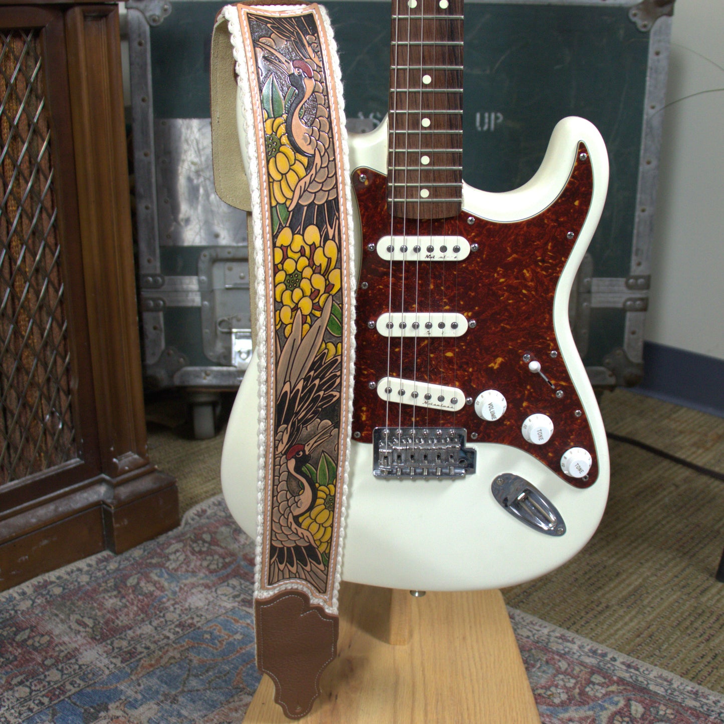 Artist Collaboration: One-of-a-Kind Cotton Cinch Strap - Natural