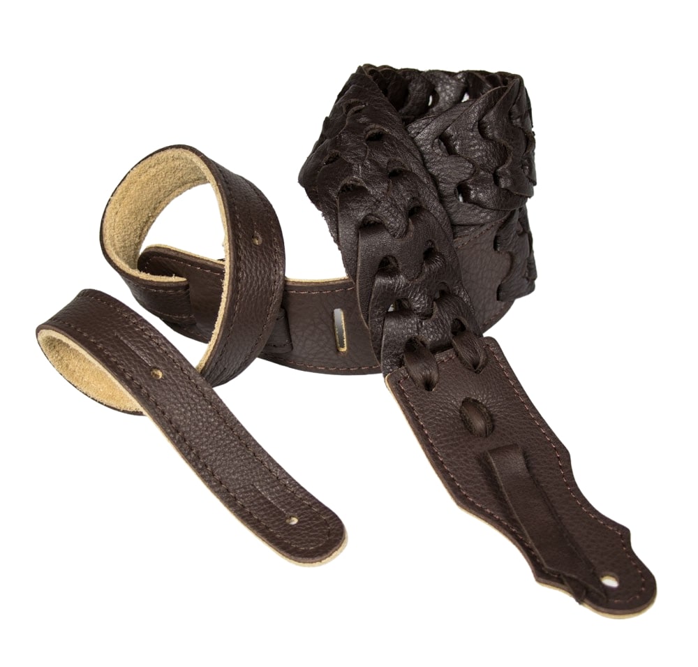 Link Glove Leather Handmade Guitar Strap image 5