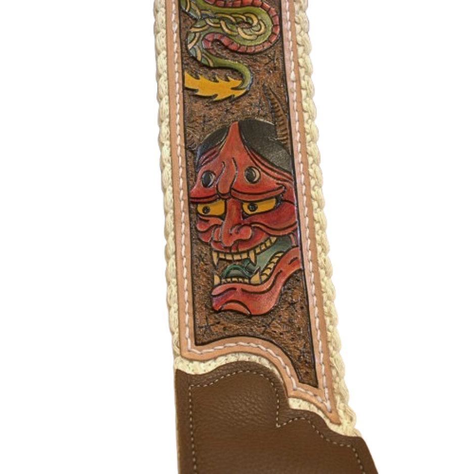 Artist Collaboration: One-of-a-Kind Cotton Cinch Strap - Natural