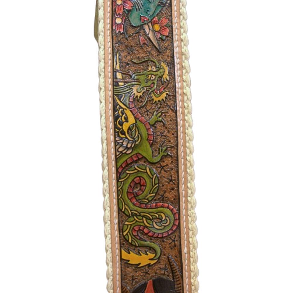 Artist Collaboration: One-of-a-Kind Cotton Cinch Strap - Natural