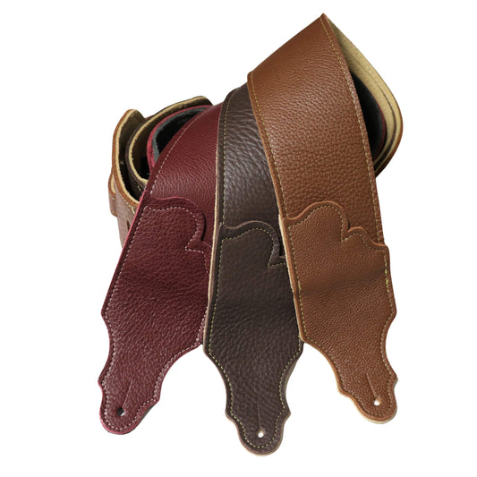 Original Natural Glove Leather Guitar Strap image 0