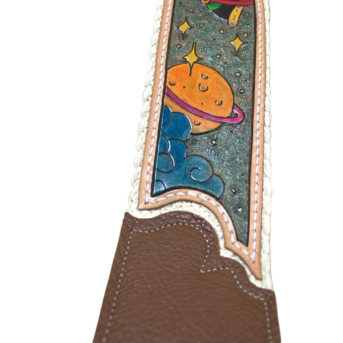 Artist Collaboration: One-of-a-Kind Cotton Cinch Strap - Natural