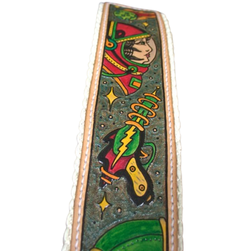 Artist Collaboration: One-of-a-Kind Cotton Cinch Strap - Natural