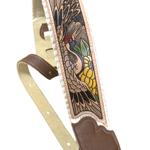 Artist Collaboration: One-of-a-Kind Cotton Cinch Strap - Natural