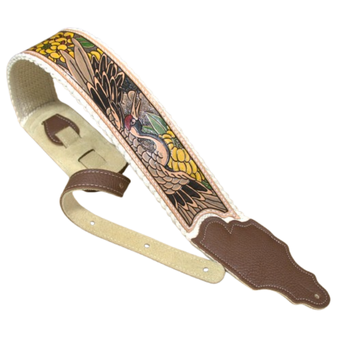 Artist Collaboration: One-of-a-Kind Cotton Cinch Strap - Natural